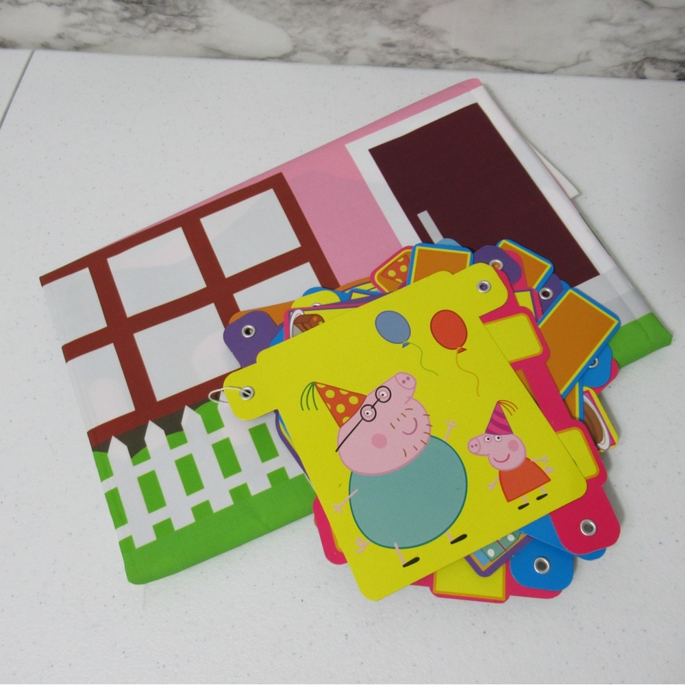 Peppa Pig Happy Birthday Banner and Backdrop Birthday Party Decorations